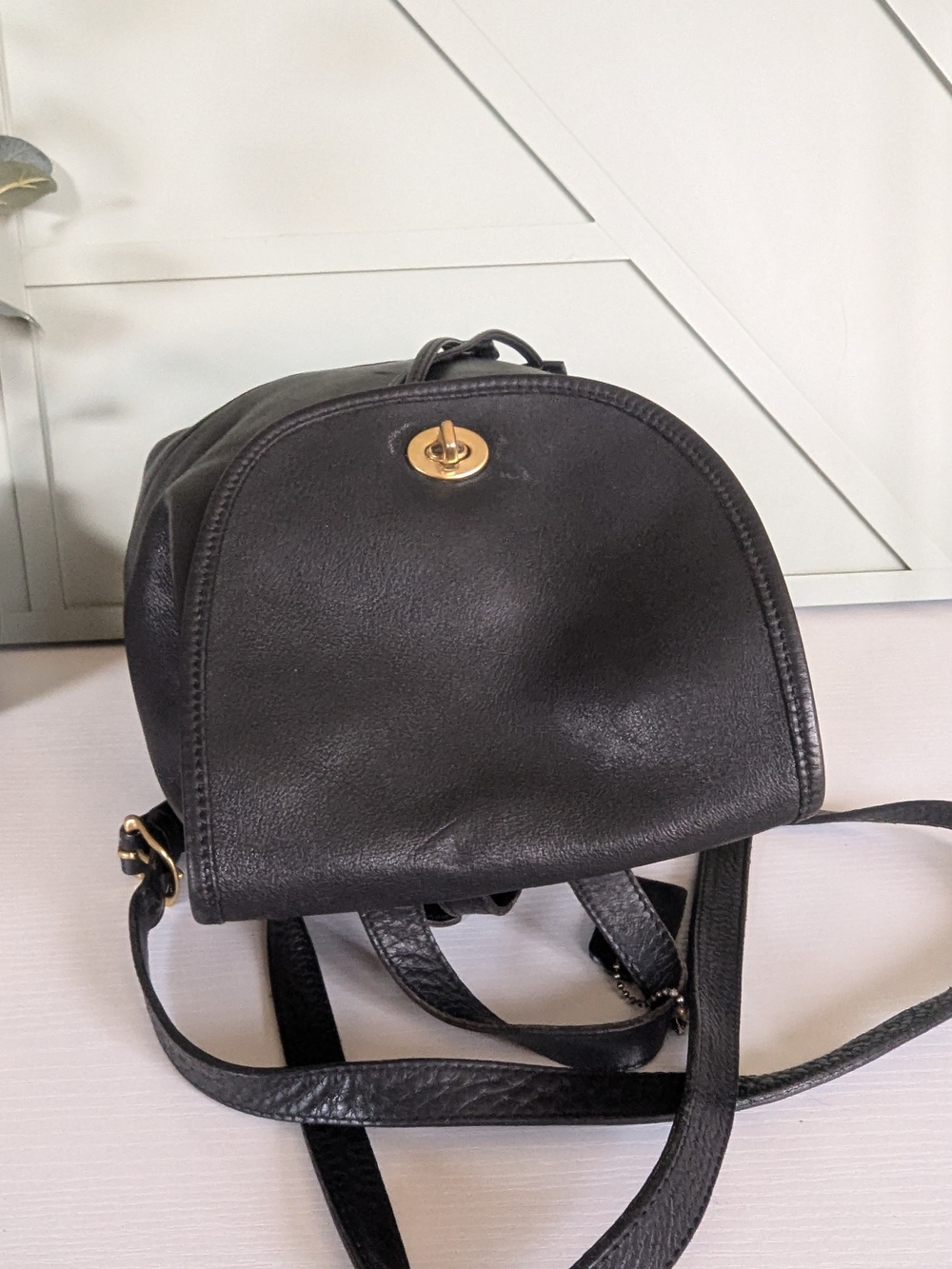 Vintage Coach Leather Mini Daypack Backpack - Picture 10 of 14
